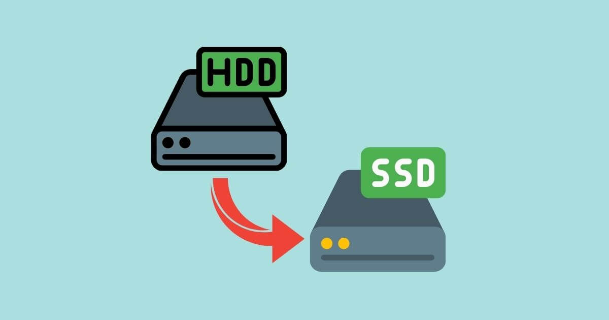 HDDからSSDへの換装方法