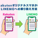 RakutenオリジナルスマホはLINEMOでも使える
