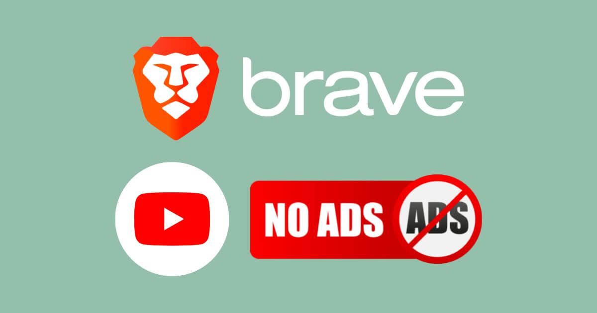 BraveアプリでYouTubeの広告を非表示にできる