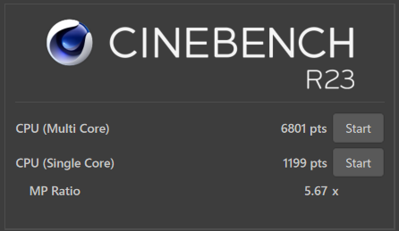 IdeaPad Slim 3 Gen8 CINEBENCH R23