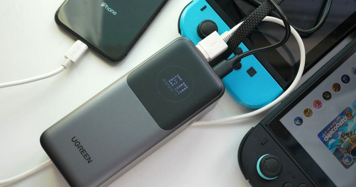 メリット②：SwitchもPCも同時充電！コンセント探しの旅が終わる