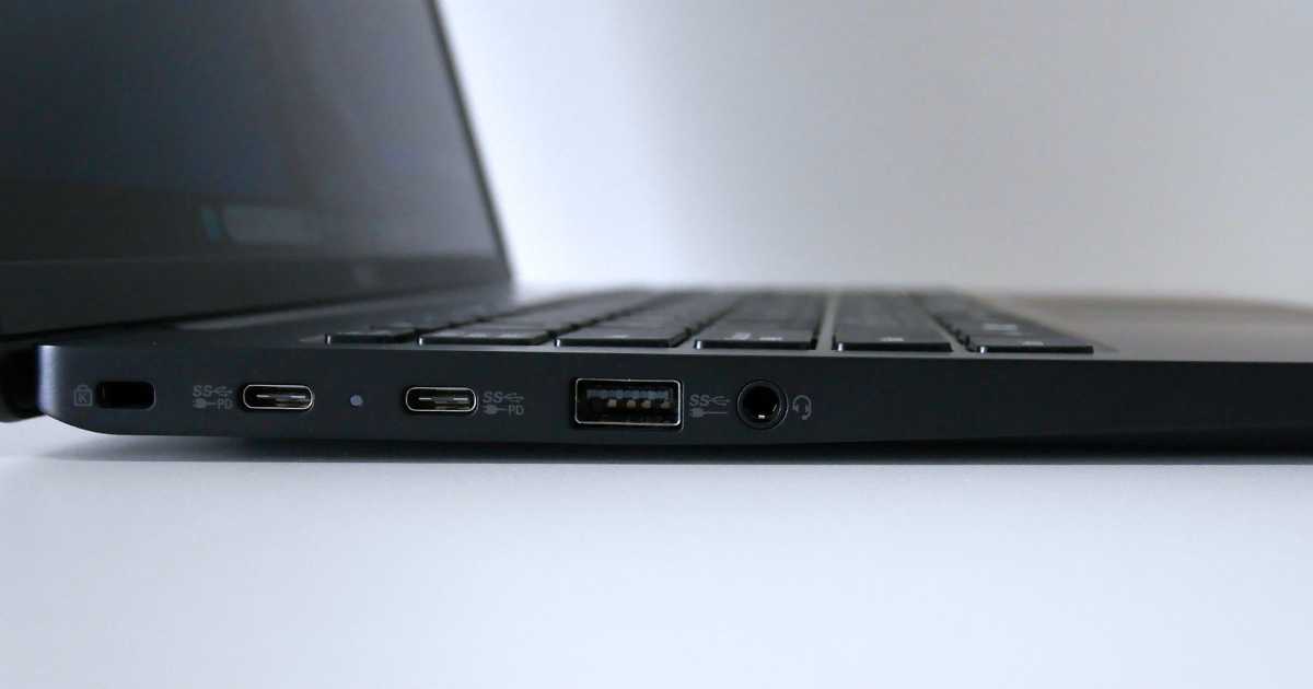 LAVIE Direct N14 Slim_インターフェース（左側）