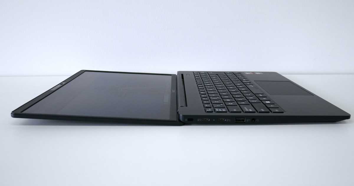 LAVIE Direct N14 Slim_フラットに開く