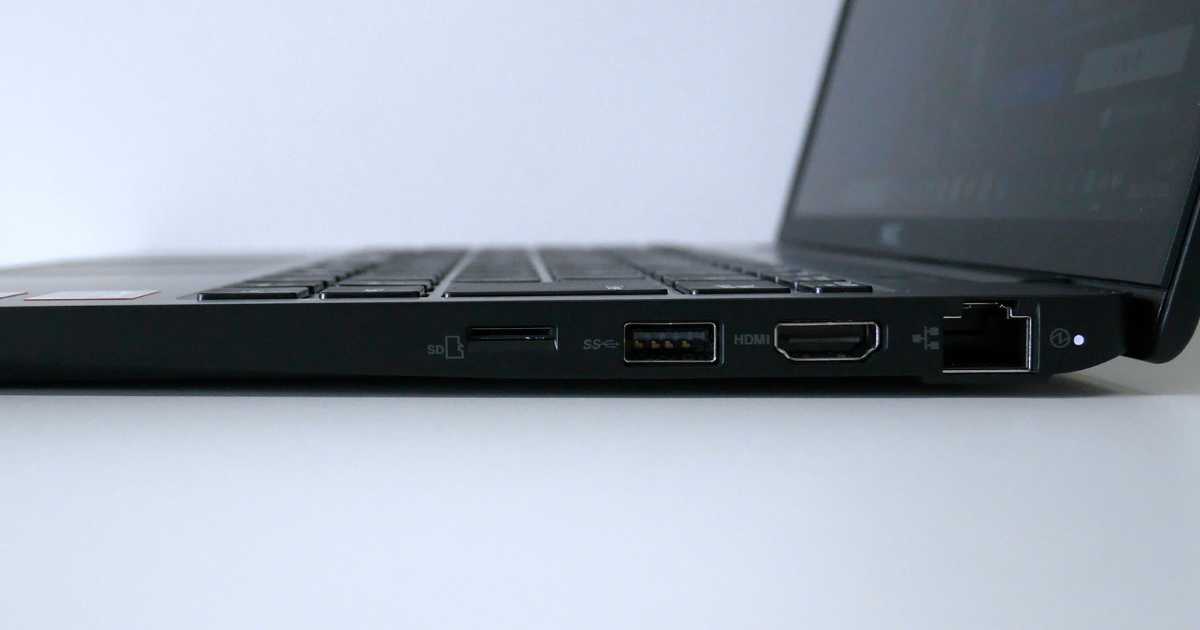 LAVIE Direct N14 Slim_インターフェース（右側）