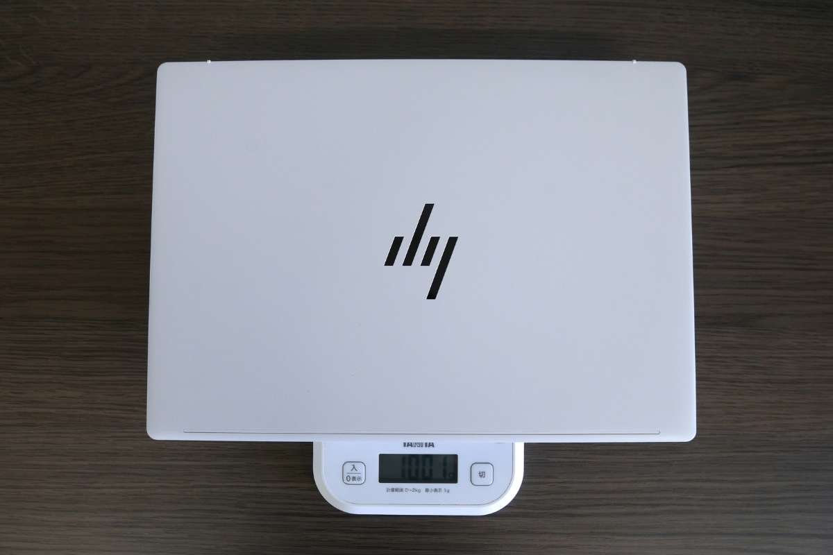 HP OmniBook 7 Aero 13-bg_本体重量