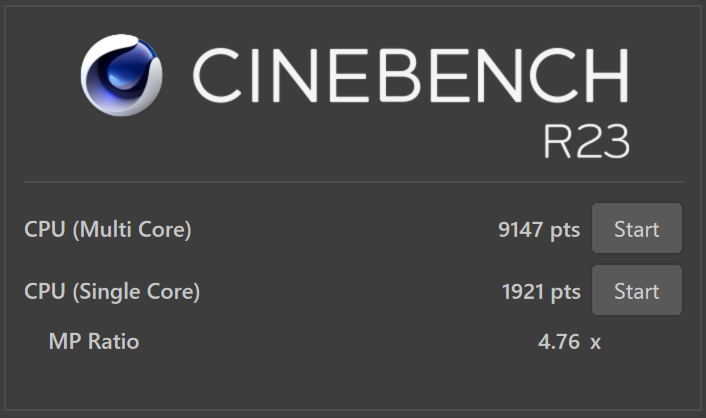 CINEBENCH R23