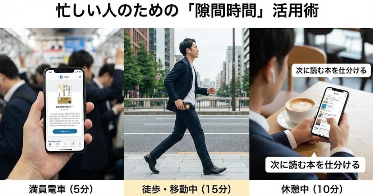 忙しい人のための「隙間時間」活用術