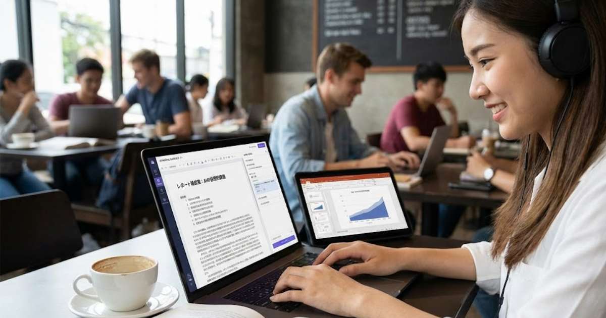 【アウトプット編】レポート・資料作成を時短するAIアプリ